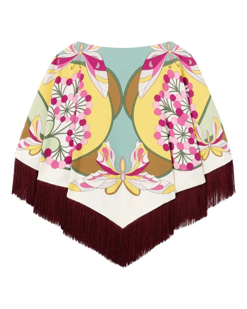 La DoubleJ Wendbares mini Poncho-Top - Rosa Rosa