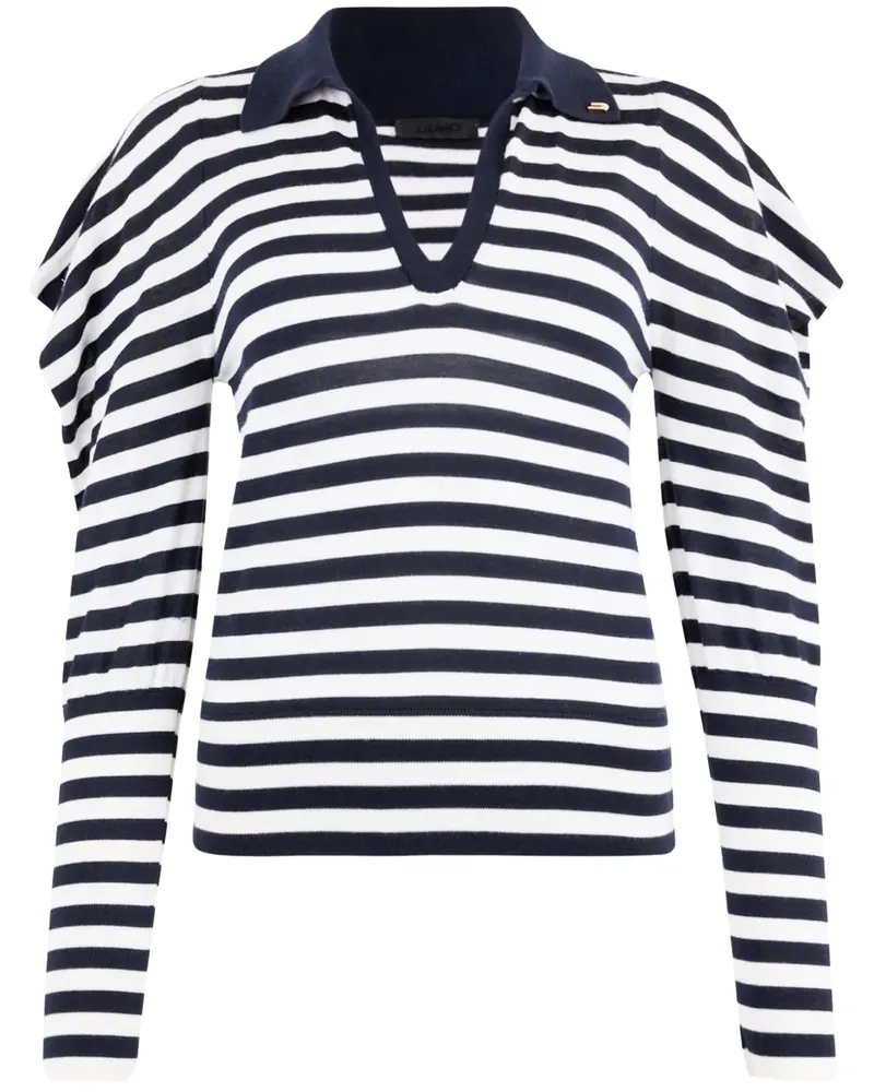 Liu Jo Gestreifter Pullover - Blau Blau