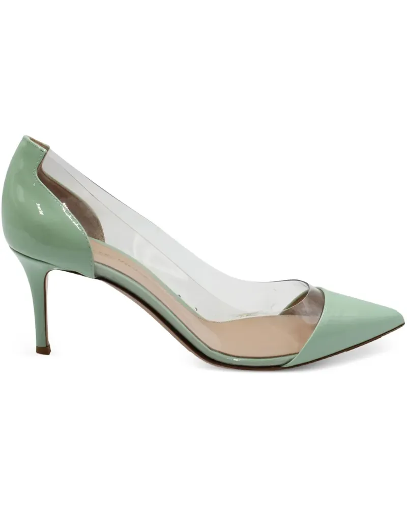 Gianvito Rossi Pumps aus Leder - Grün Grün