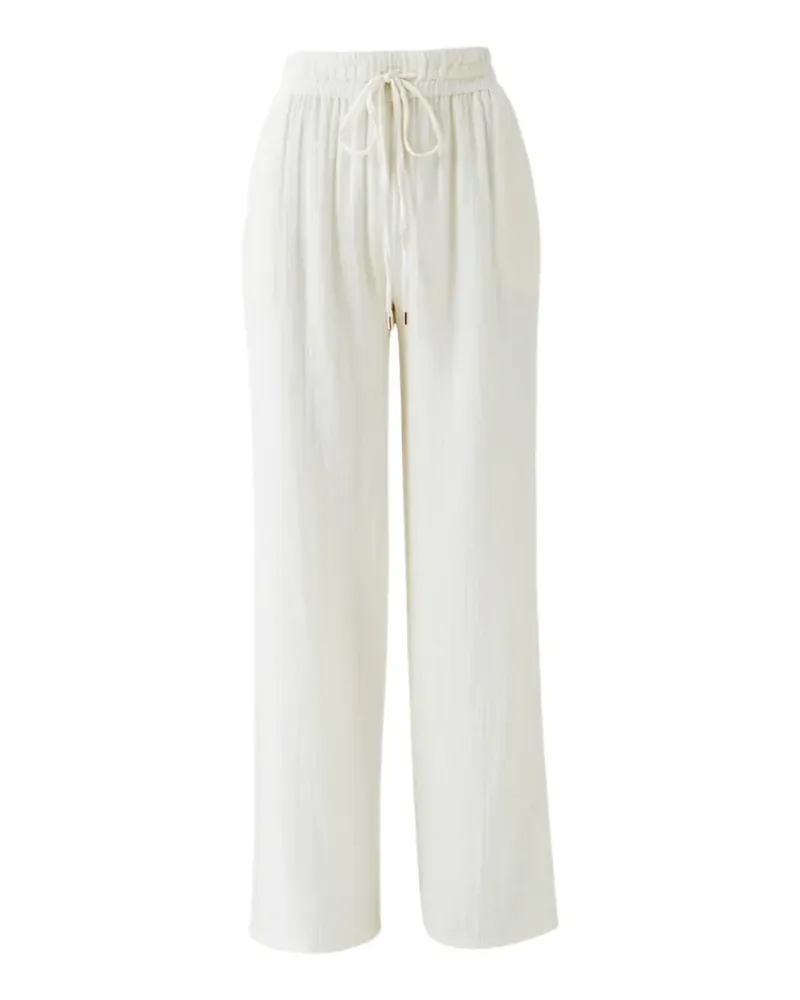 Melissa Odabash Krissy drawstring trousers - Weiß Weiß