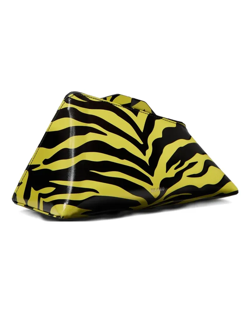 ATTICO Clutch mit Zebra-Print - Gelb Gelb