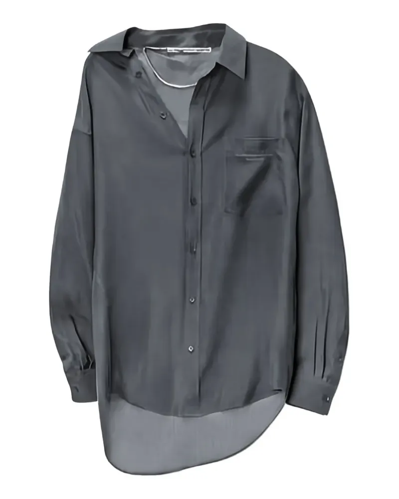Alexander Wang Schulterfreies Minikleid - Grau Grau