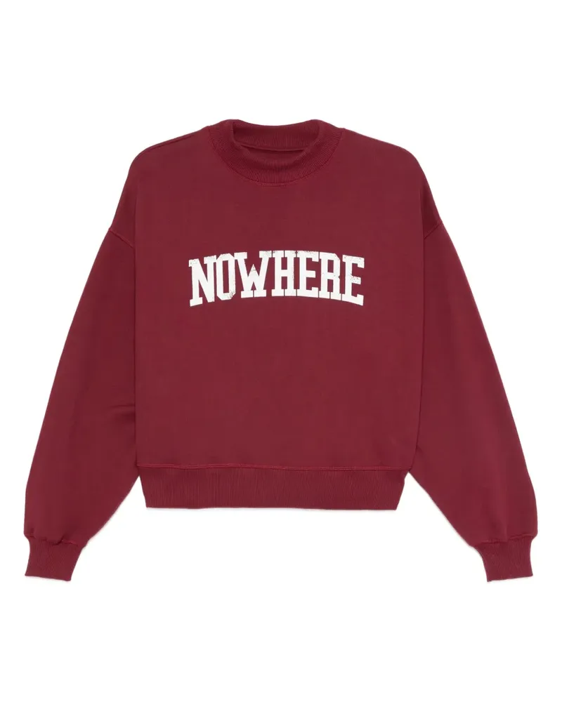 The New Society Sweatshirt mit grafischem Print - Rot Rot