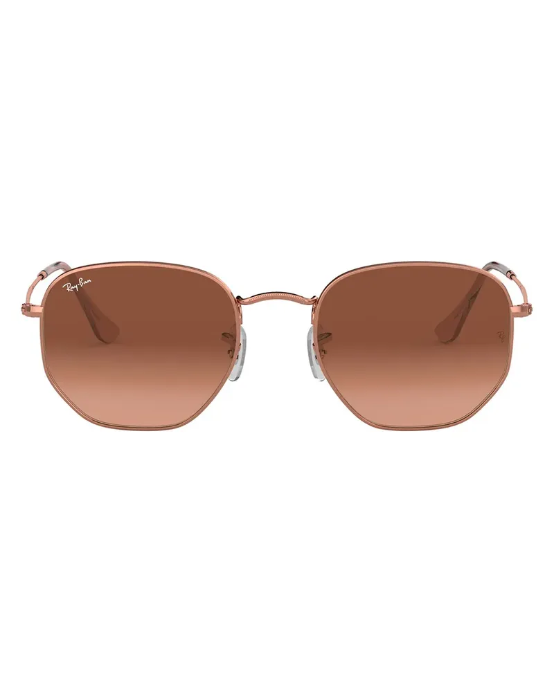 Ray Ban Sonnenbrille mit sechseckigem Gestell - Rosa Rosa