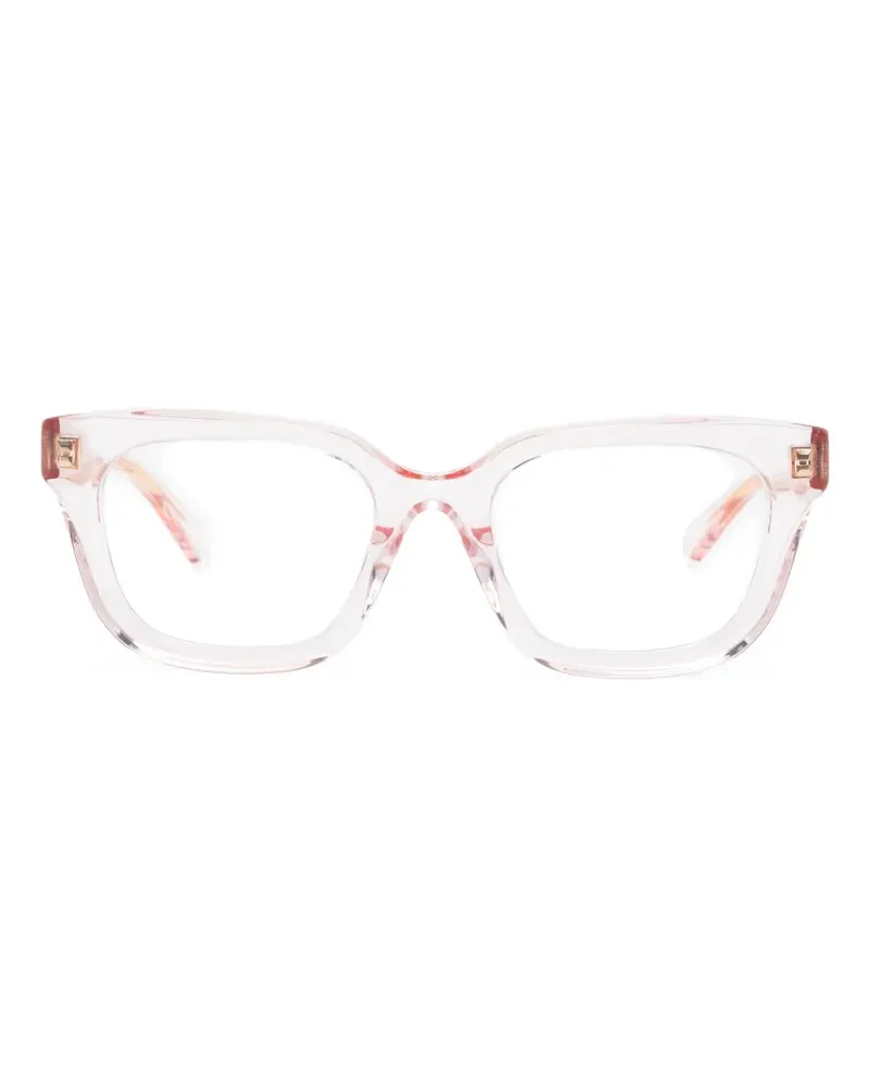 Gucci Brille mit eckigem Gestell - Rosa Rosa