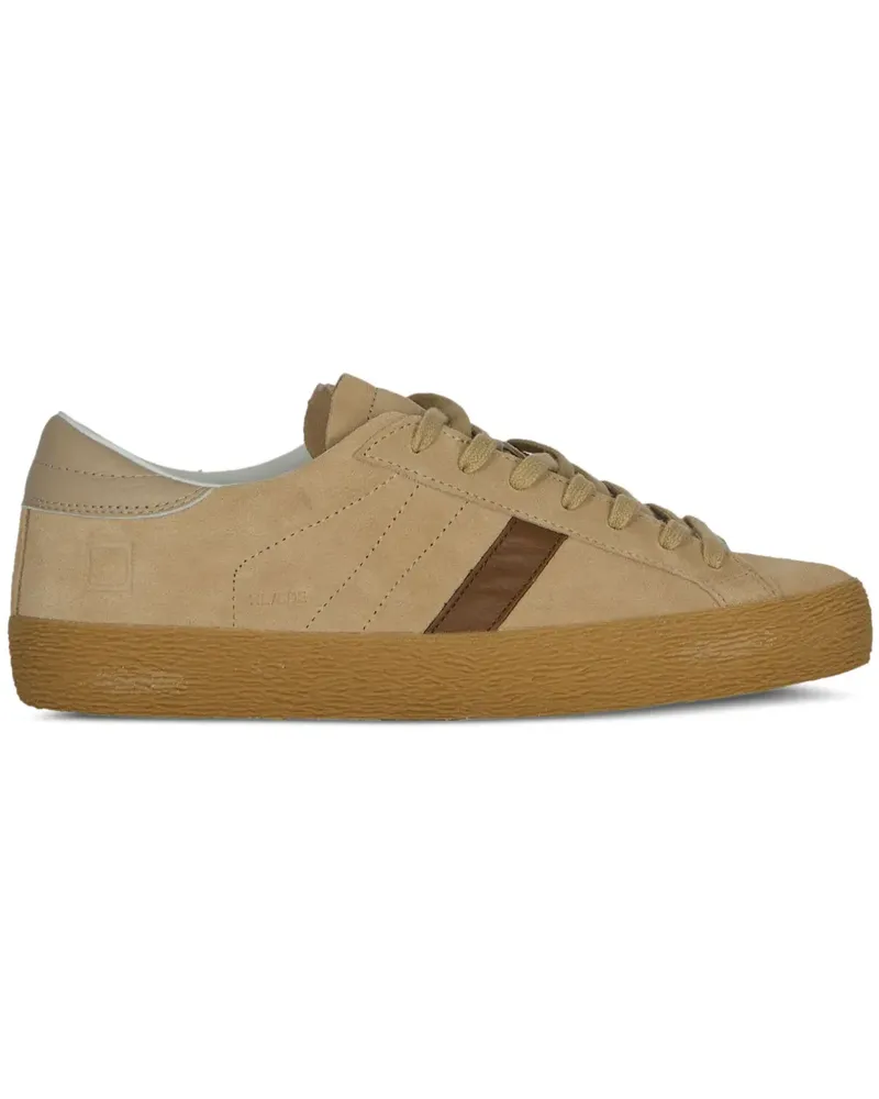 D.A.T.E. Hill Sneakers aus Wildleder - Nude Nude