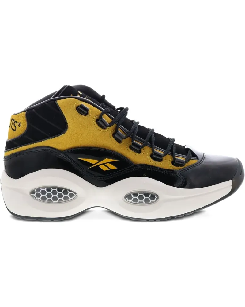 Reebok x Peanuts x Question Mid Bold Sneakers - Schwarz Schwarz