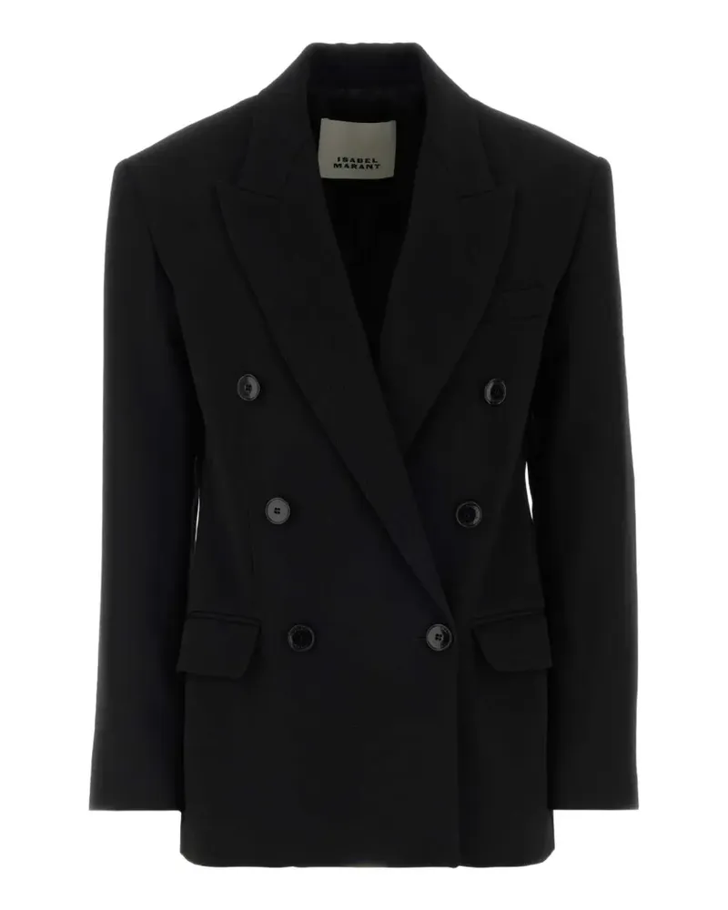 Isabel Marant Doppelreihiger Khera Blazer - Schwarz Schwarz
