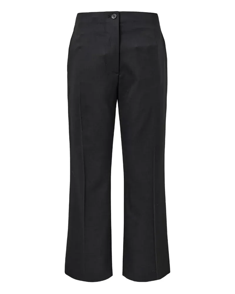 AMOMENTO Hose mit geradem Bein - Schwarz Schwarz