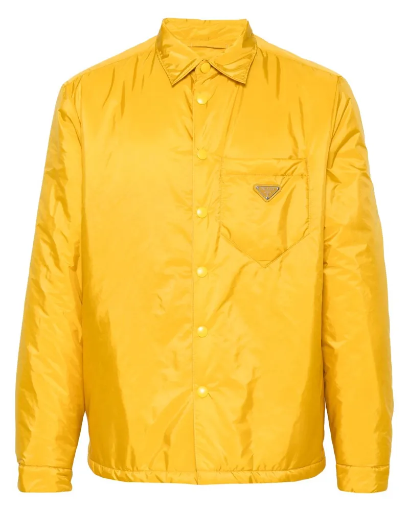 Prada Re-Nylon Hemd - Gelb Gelb