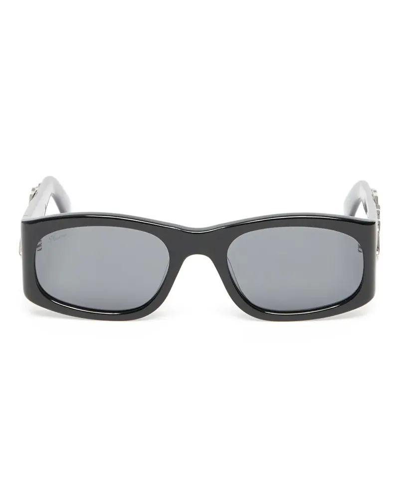 PLEASURES x Akila Eazy Sonnenbrille mit eckigem Gestell - Schwarz Schwarz