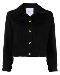 Patou Cropped-Jeansjacke Schwarz