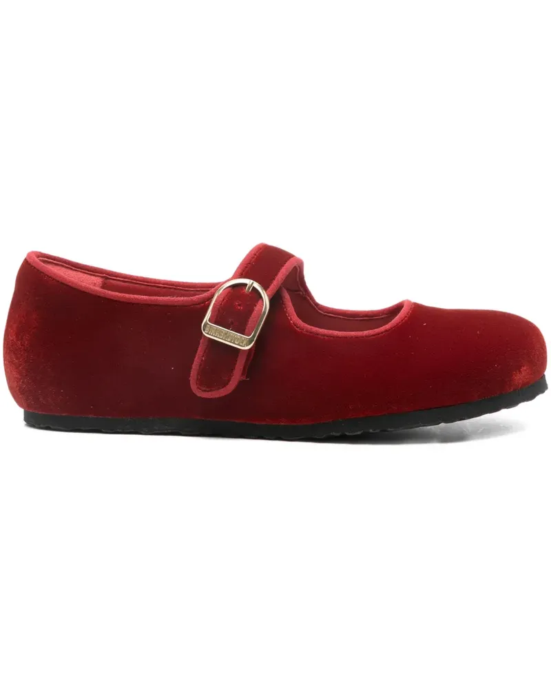 Birkenstock Santa Clarita buckled ballet flats - Rot Rot
