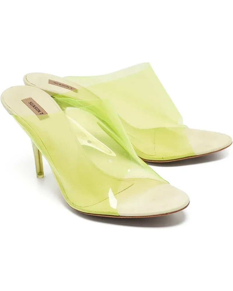 adidas Transparente Sandalen 110mm - Grün Grün