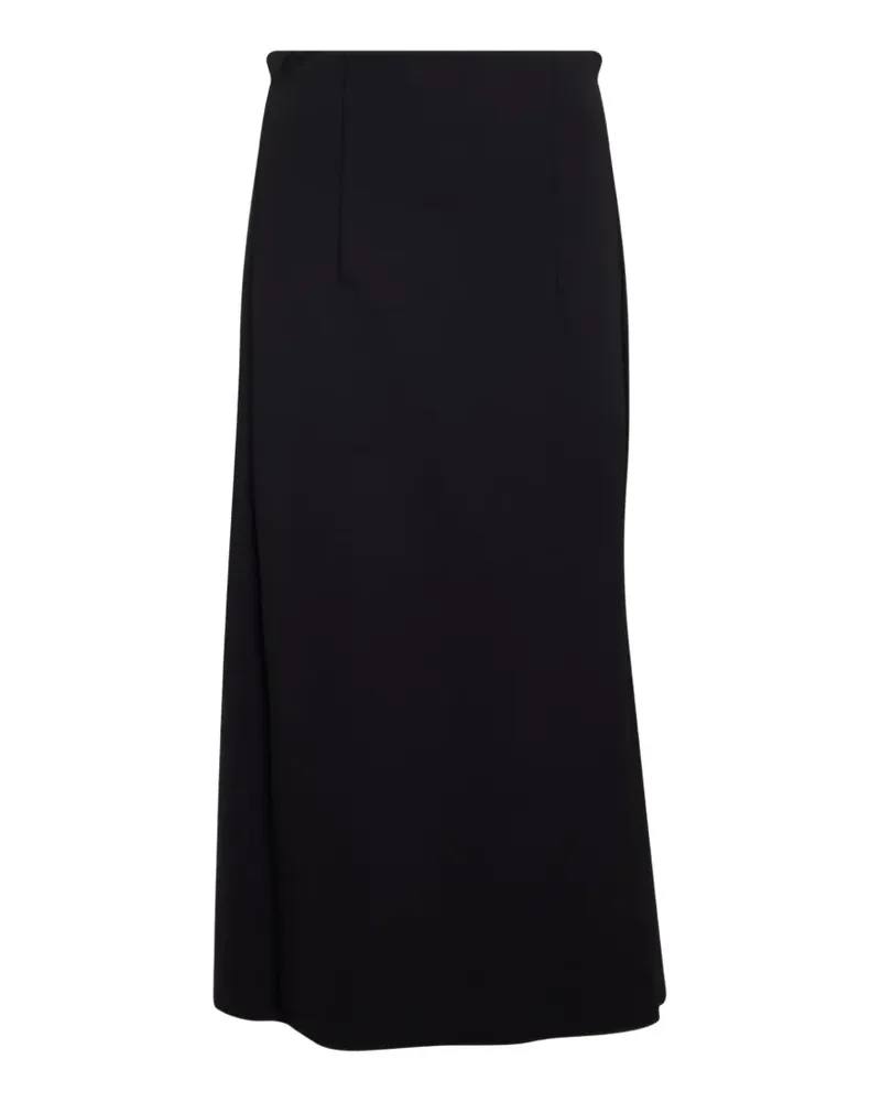 Philosophy Di Lorenzo Serafini high-waisted straight midi skirt - Schwarz Schwarz