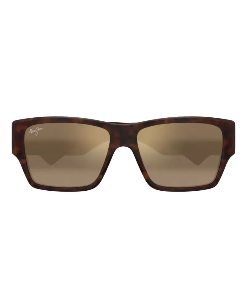 Maui Jim Ka'Olu rectangle-frame sunglasses - Braun Braun