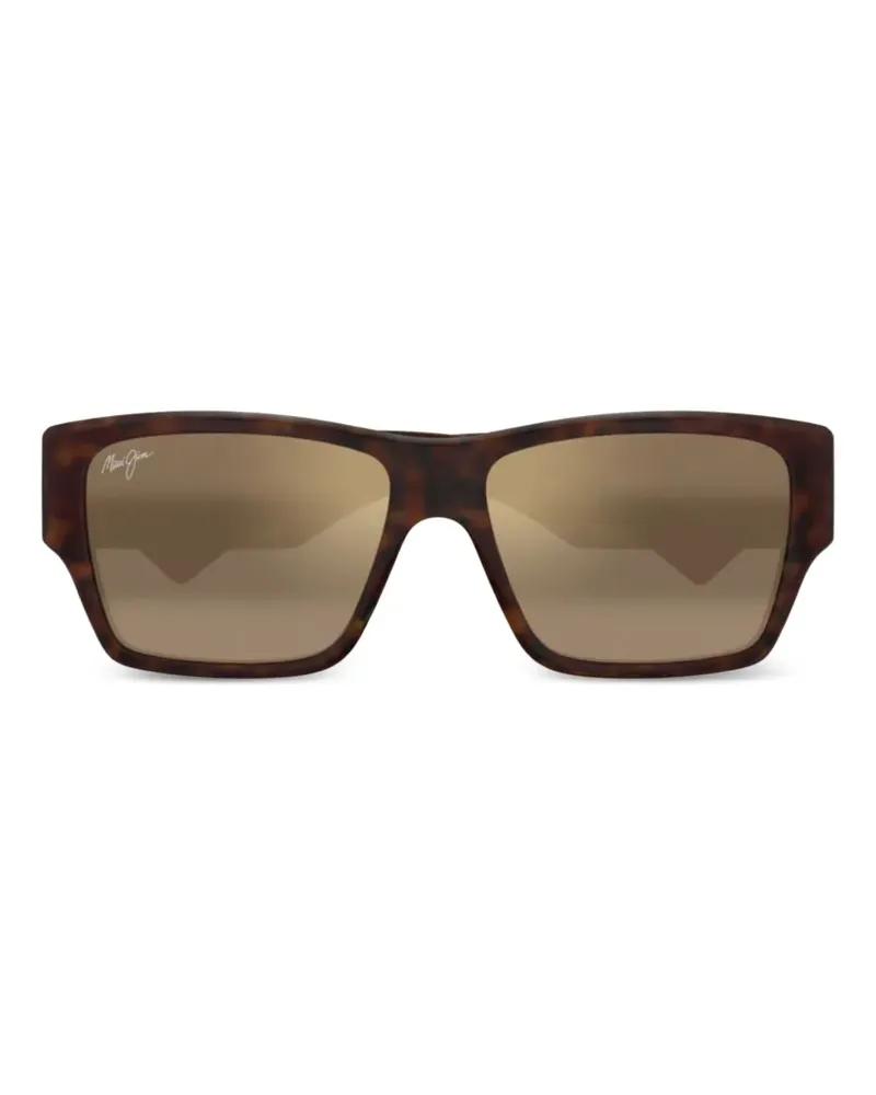 Maui Jim Ka'Olu rectangle-frame sunglasses - Braun Braun