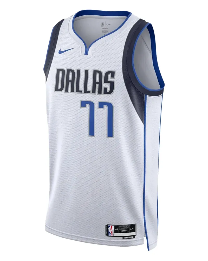 Nike NBA Dallas Mavericks Luka Doncic Association Edition 2022/23 Swingman Tanktop - Weiß Weiß