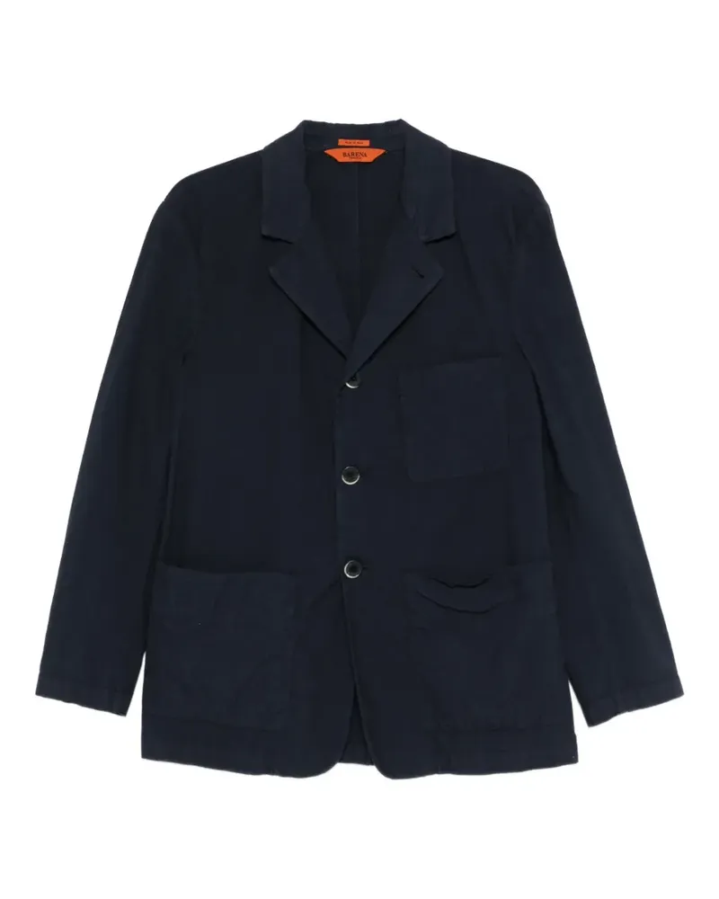 BARENA Velona Jacke mit aufgesetzten Taschen - Blau Blau