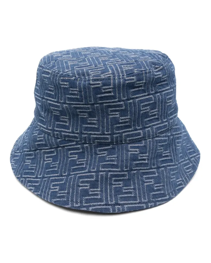 Fendi Klassischer Fischerhut - Blau Blau