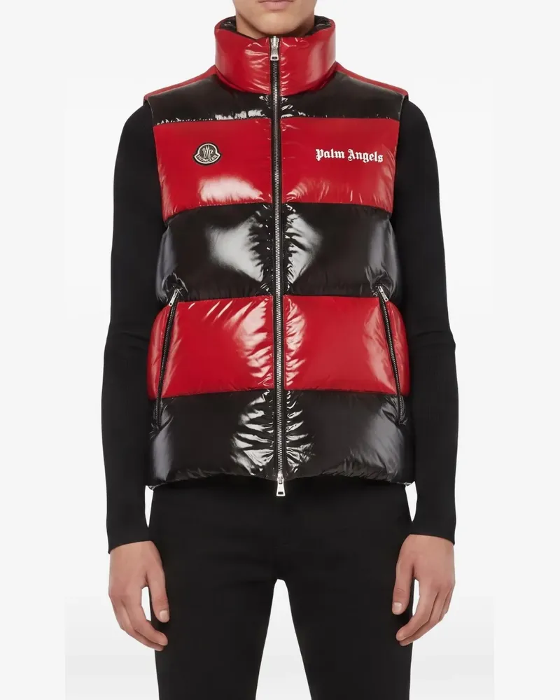 Moncler x Palm Angels down puffer vest - Rot Rot