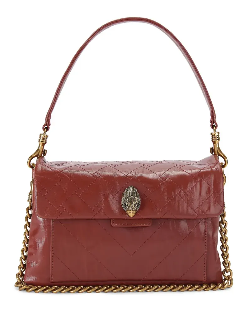 Kurt Geiger Celia Schultertasche mit gestepptem Kopf - Rot Rot