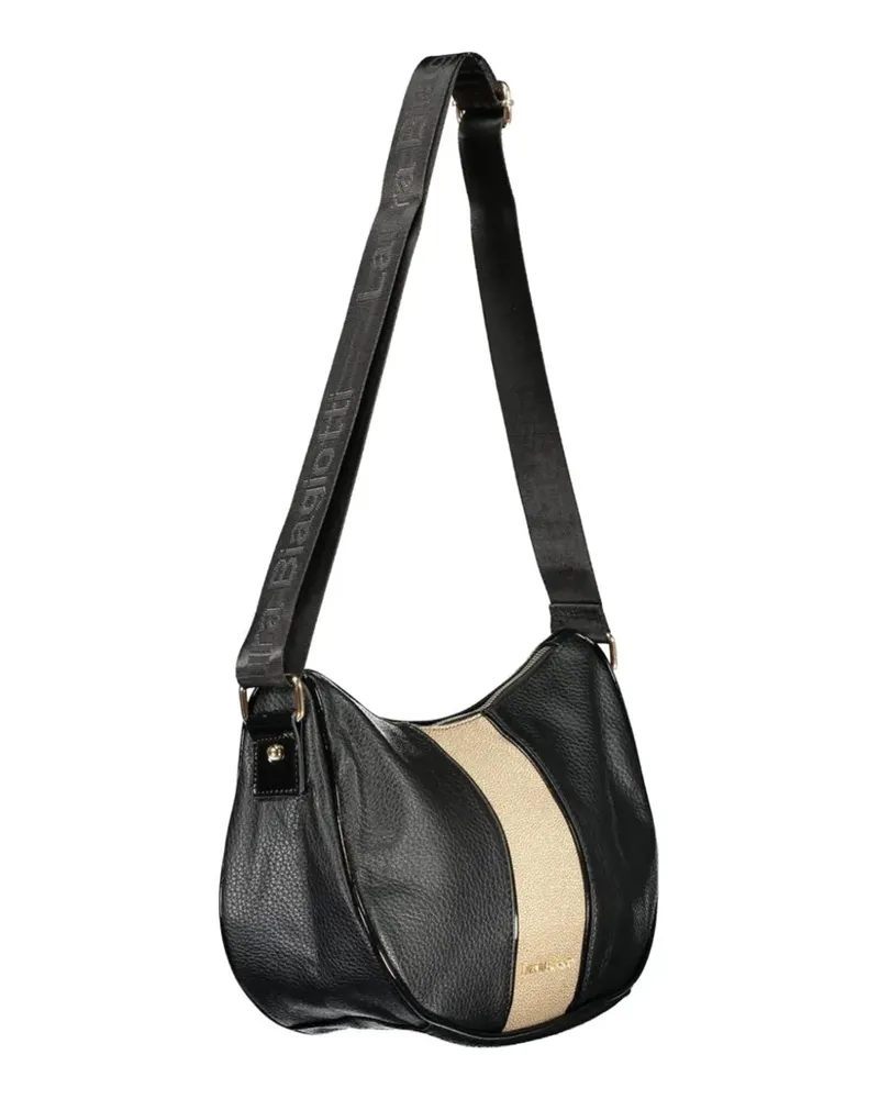 Laura Biagiotti Gillman stripe-detail crossbody bag - Schwarz Schwarz