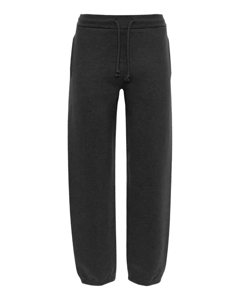 Victoria Beckham logo-embroidered track pants - Grau Grau