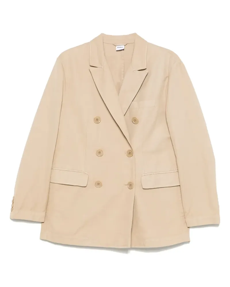 ASPESI Doppelreihiger Blazer - Nude Nude