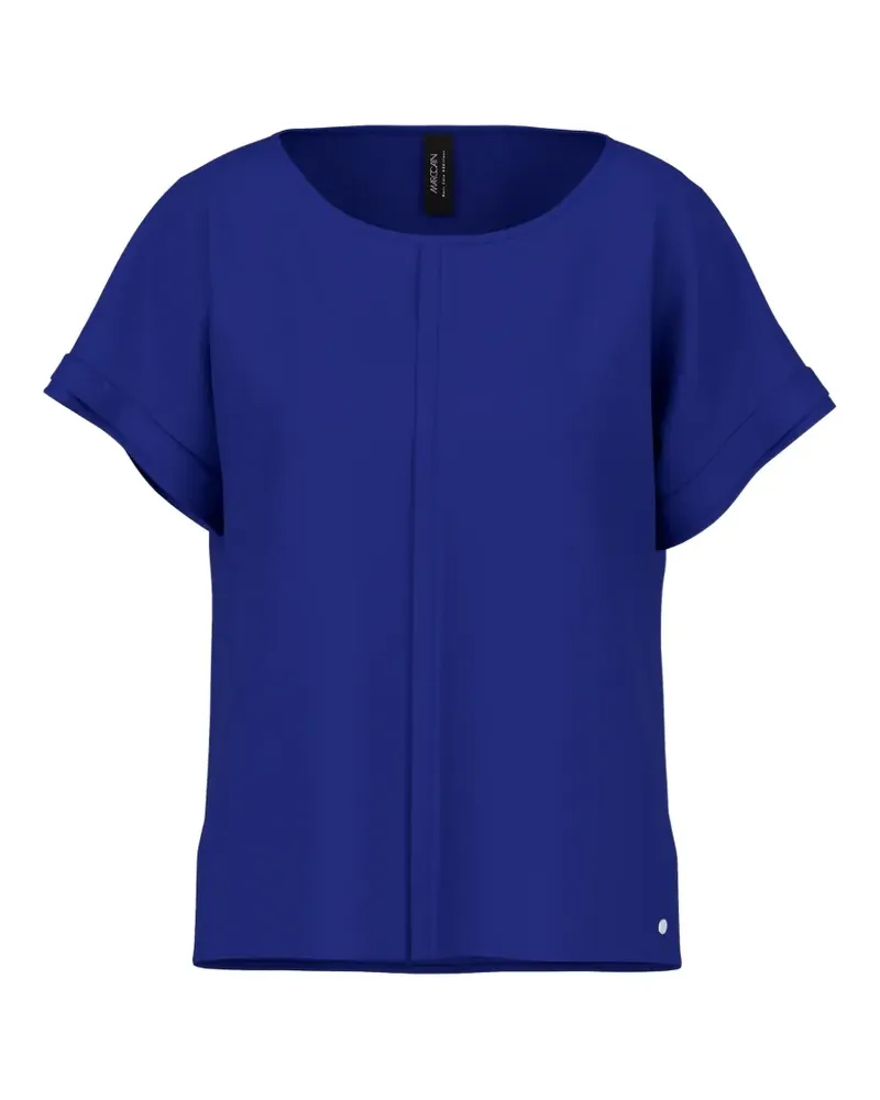 Marc Cain Bluse mit Falten - Blau Blau