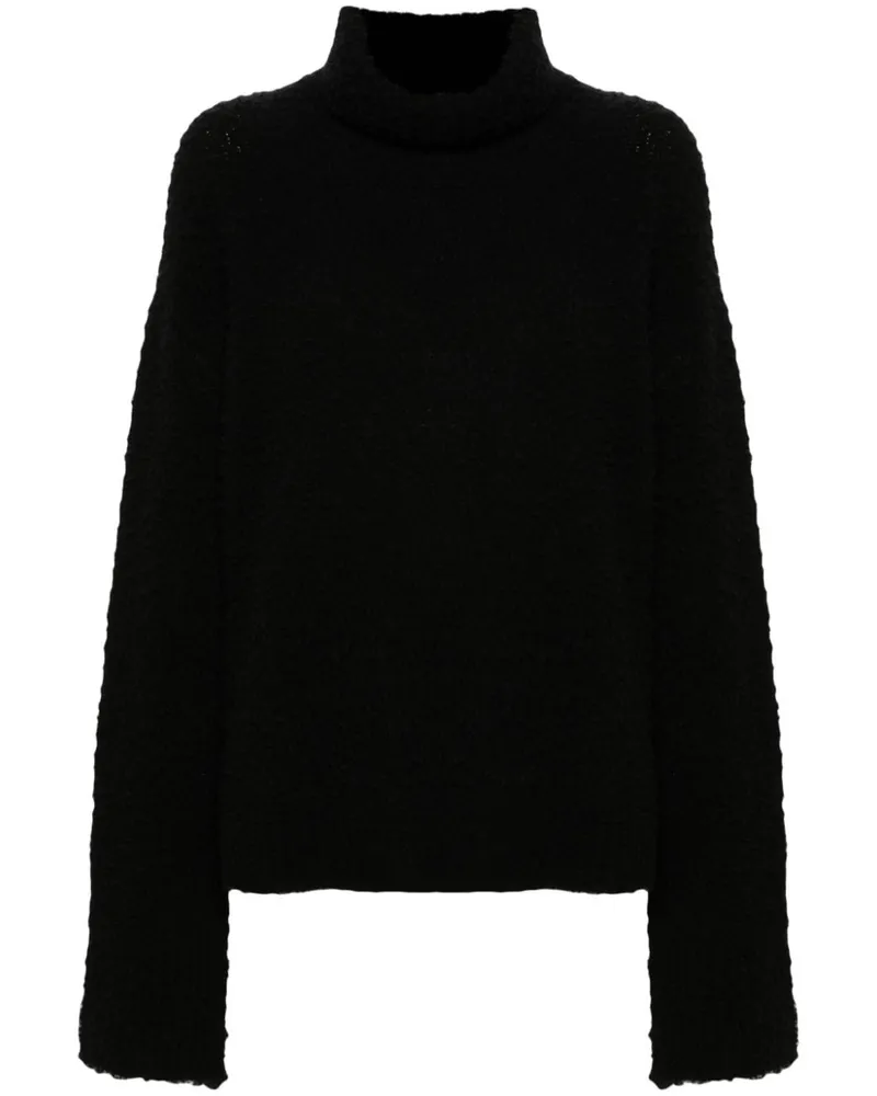 Uma Wang Pullover mit Rollkragen - Schwarz Schwarz