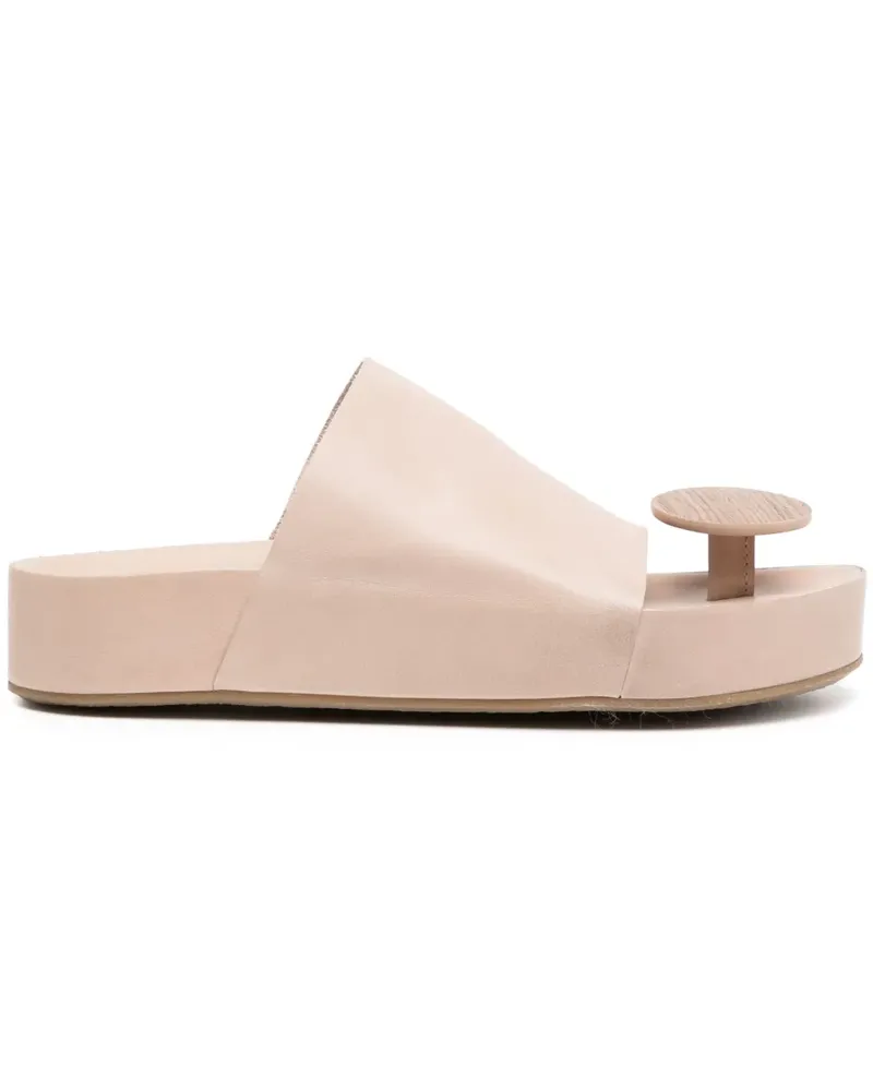 Uma Wang Sandalen aus Leder - Nude Nude