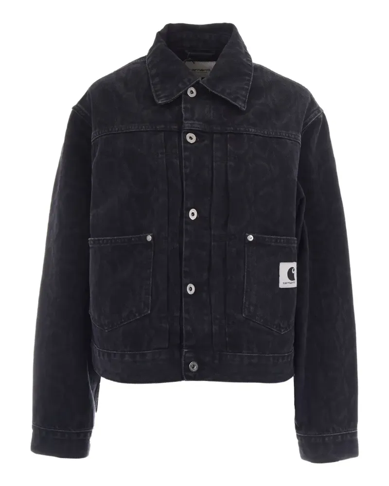 Carhartt WIP Smith camo denim jacket - Grau Grau