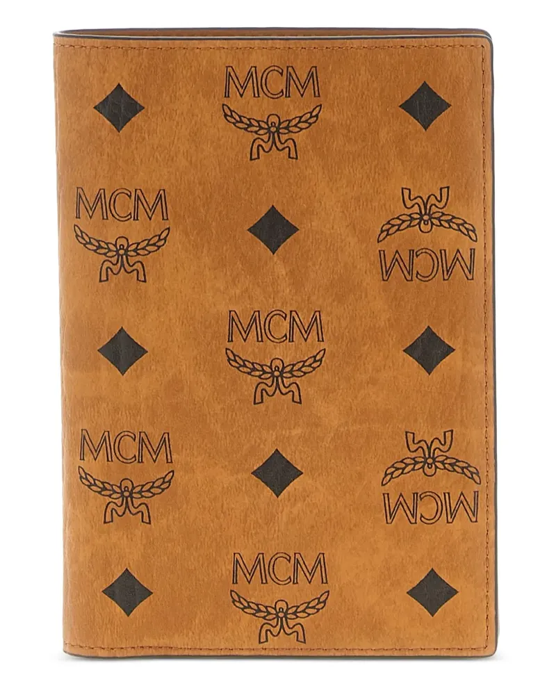 MCM Ottomar Pass-Etui mit Monogramm - Braun Braun