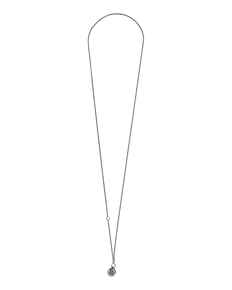 WERKSTATT:MÜNCHEN Halskette mit Uhr-Anhänger - Metallic Metallic