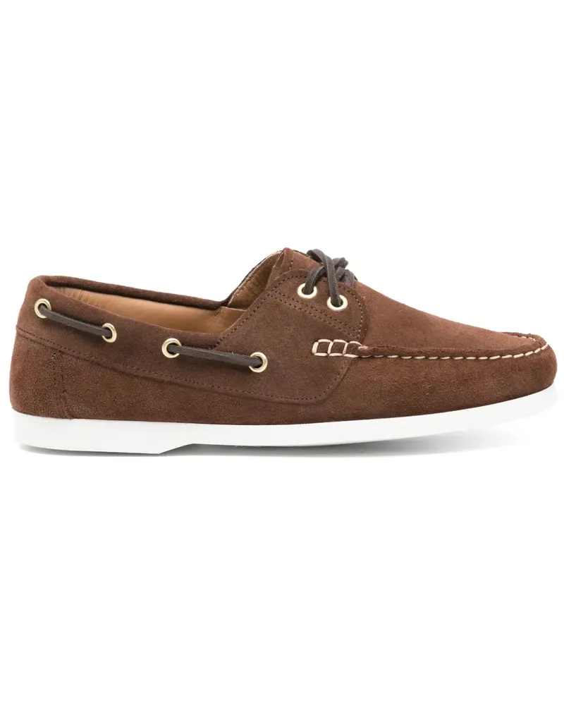 P.A.R.O.S.H. Segelschuhe aus Wildleder - Braun Braun