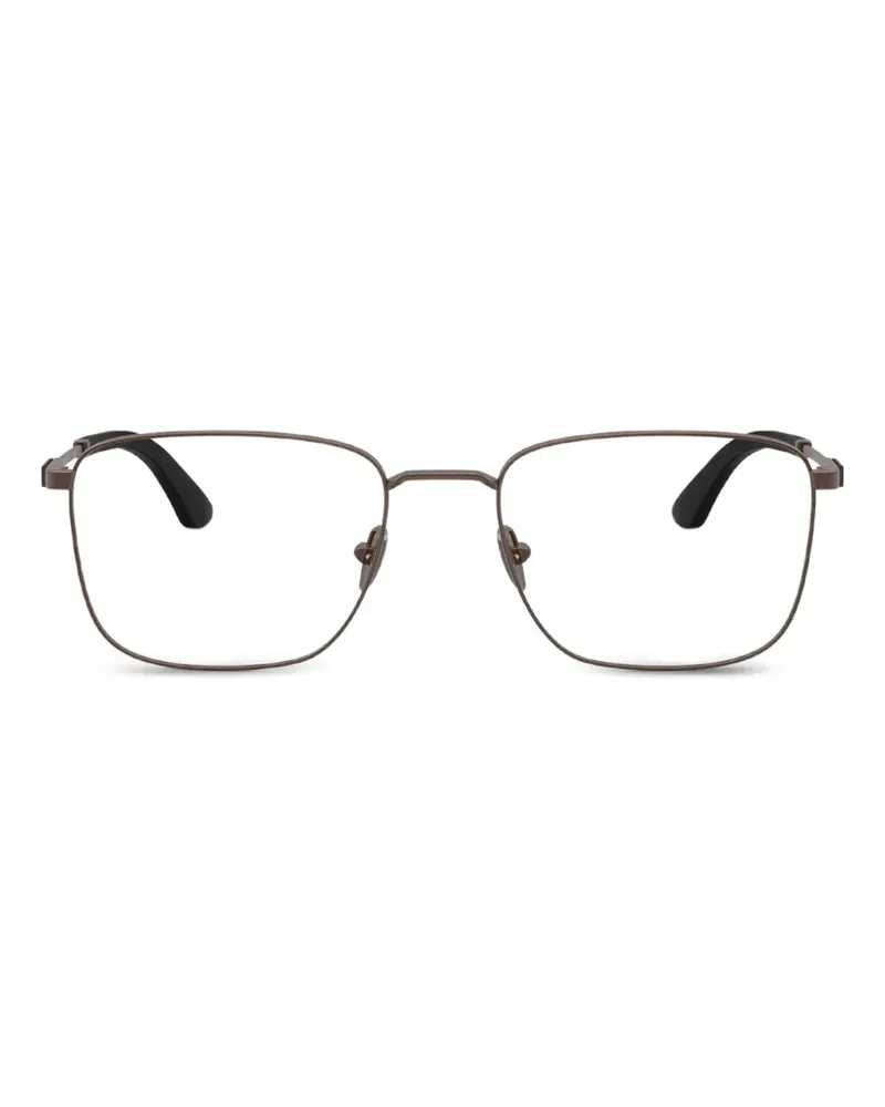 Giorgio Armani Brille mit eckigem Gestell - Braun Braun