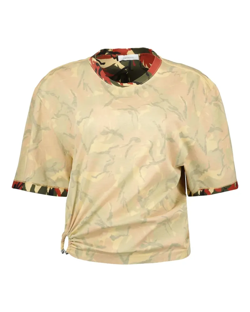 Paco Rabanne T-Shirt mit Camouflage-Print - Nude Nude