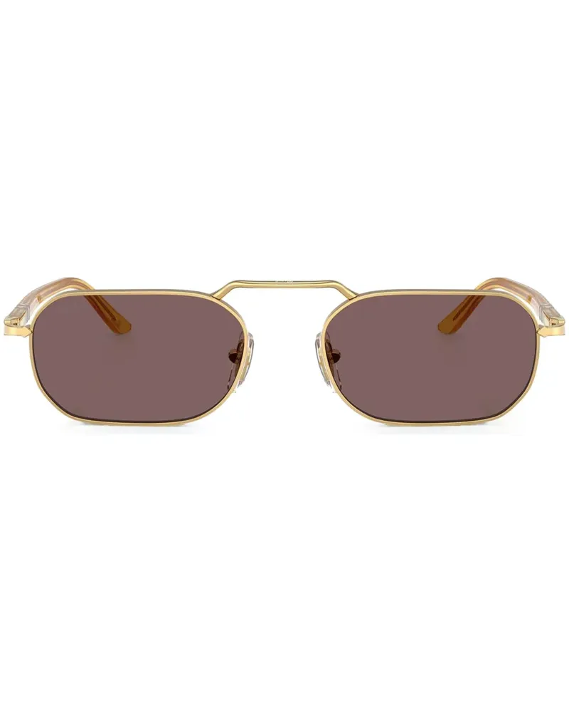 Persol Sonnenbrille mit ovalem Gestell - Gold Gold