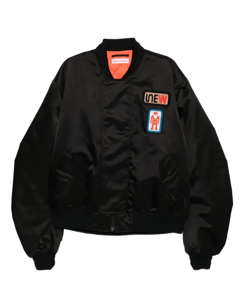 Walter van Beirendonck Beep Beep Bomberjacke - Schwarz Schwarz