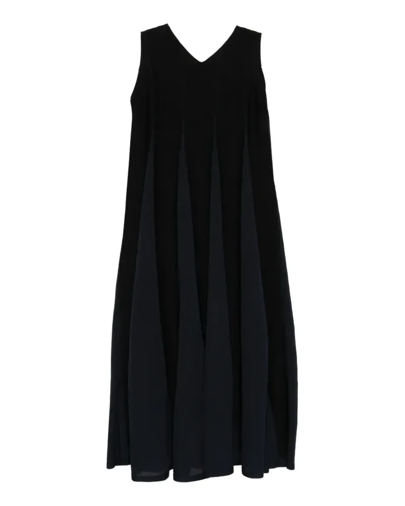 CFCL knitted V-neck dress - Schwarz Schwarz