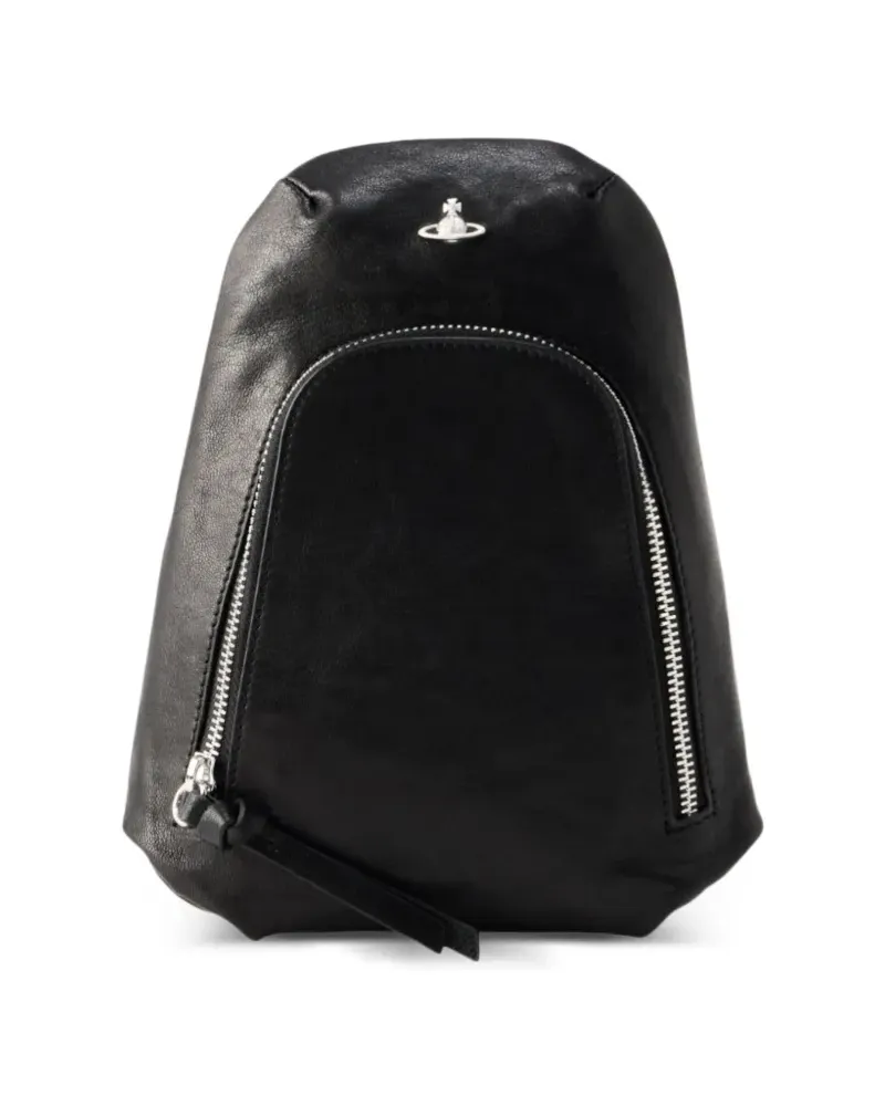 Vivienne Westwood orb-detail messenger bag - Schwarz Schwarz