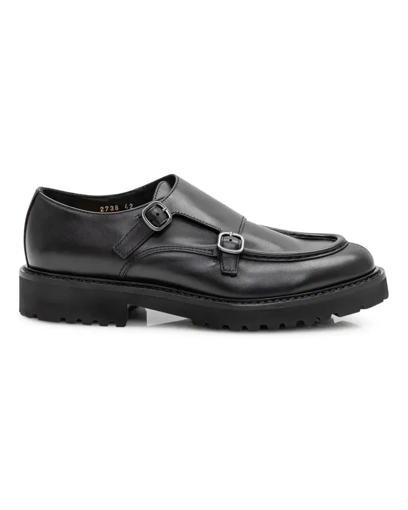 Doucal´s Monk-Schuhe mit doppelter Schnalle - Schwarz Schwarz
