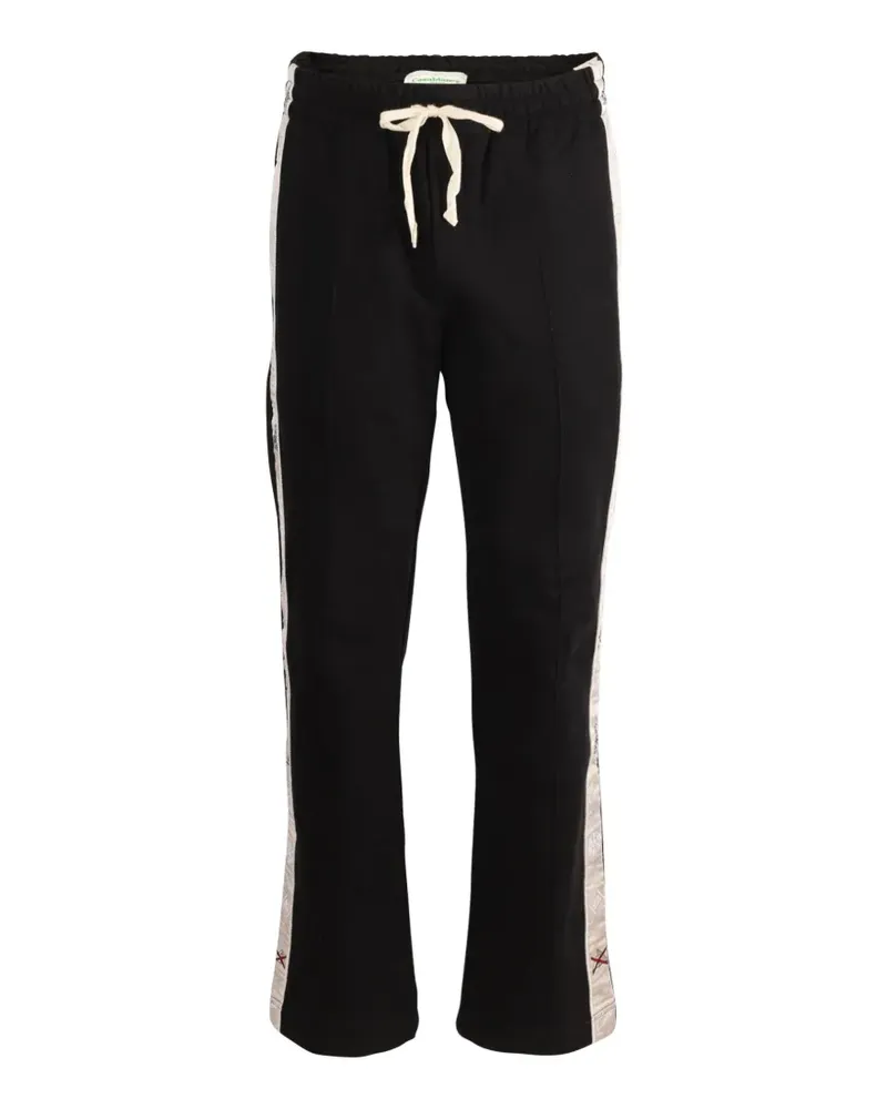 Casablanca Paris Schneeflocken-Jogginghose mit Seitenstreifen - Schwarz Schwarz