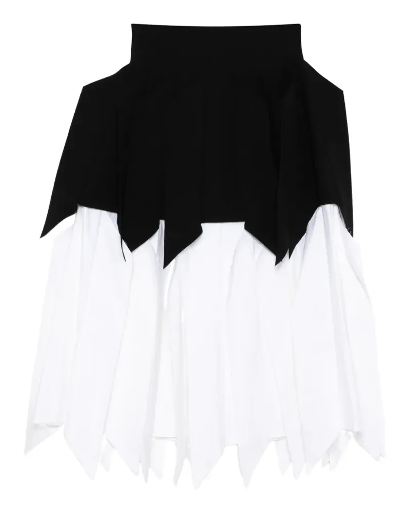 A.W.A.K.E. Rock aus Popeline - Weiß Weiß