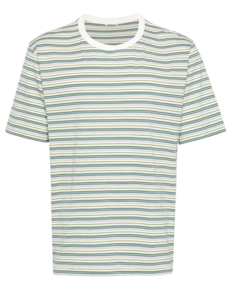 AURALEE Hard Twist T-Shirt Grün