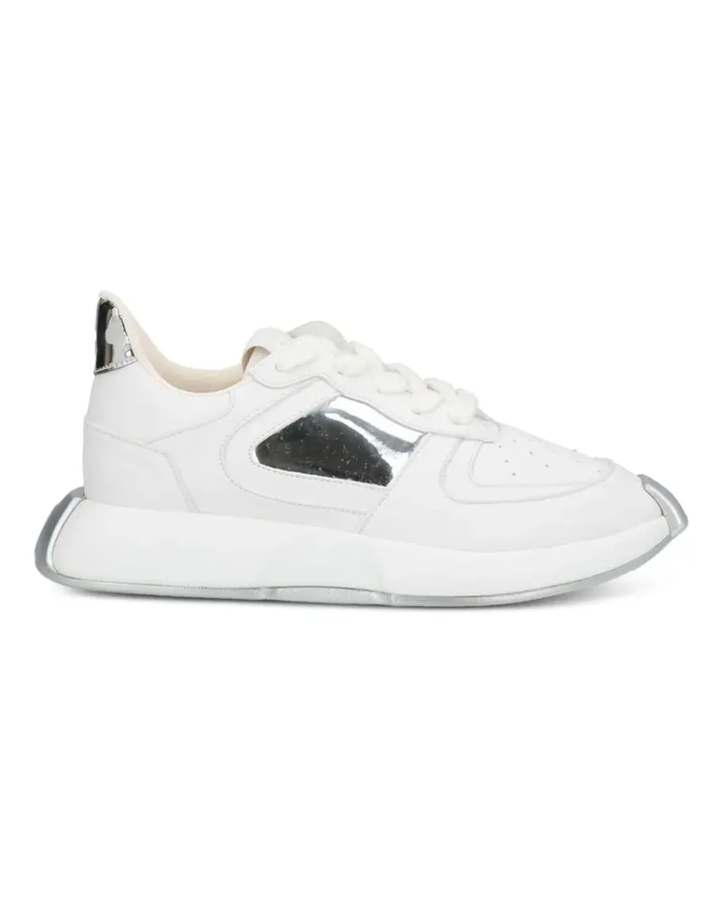 Giuseppe Zanotti Metallic-Sneakers - Weiß Weiß