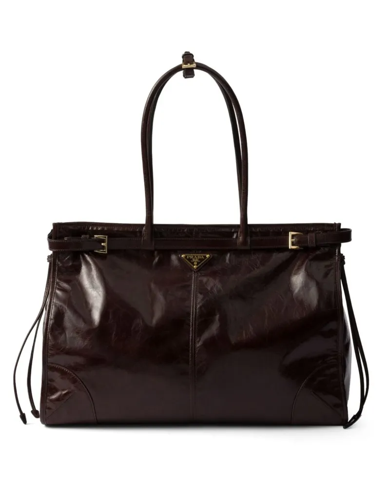 Prada Große Bonnie Tote Bag - Braun Braun