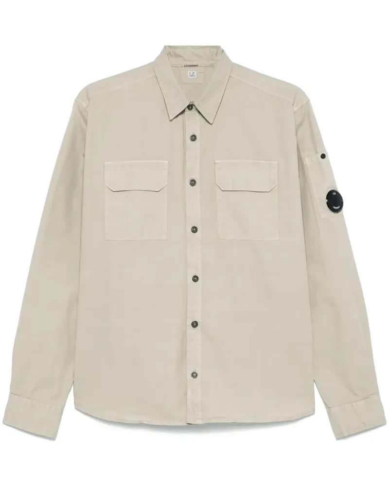 C.P. Company Hemd aus Gabardine - Grau Grau