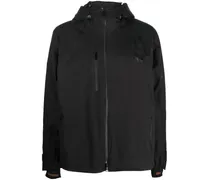 Kapuzenjacke mit Reißverschluss - Schwarz